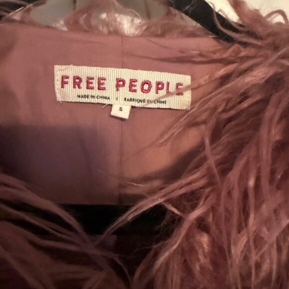FREE PEOPLE - Peyton Faux Fur Coat - Picture 7 of 8